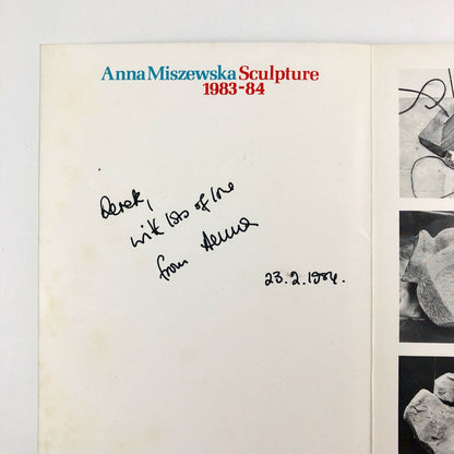 Anna Miszewska Sculpture 1983-84 | Trent Polytechnic, Bonington Building 1984 | Folded card