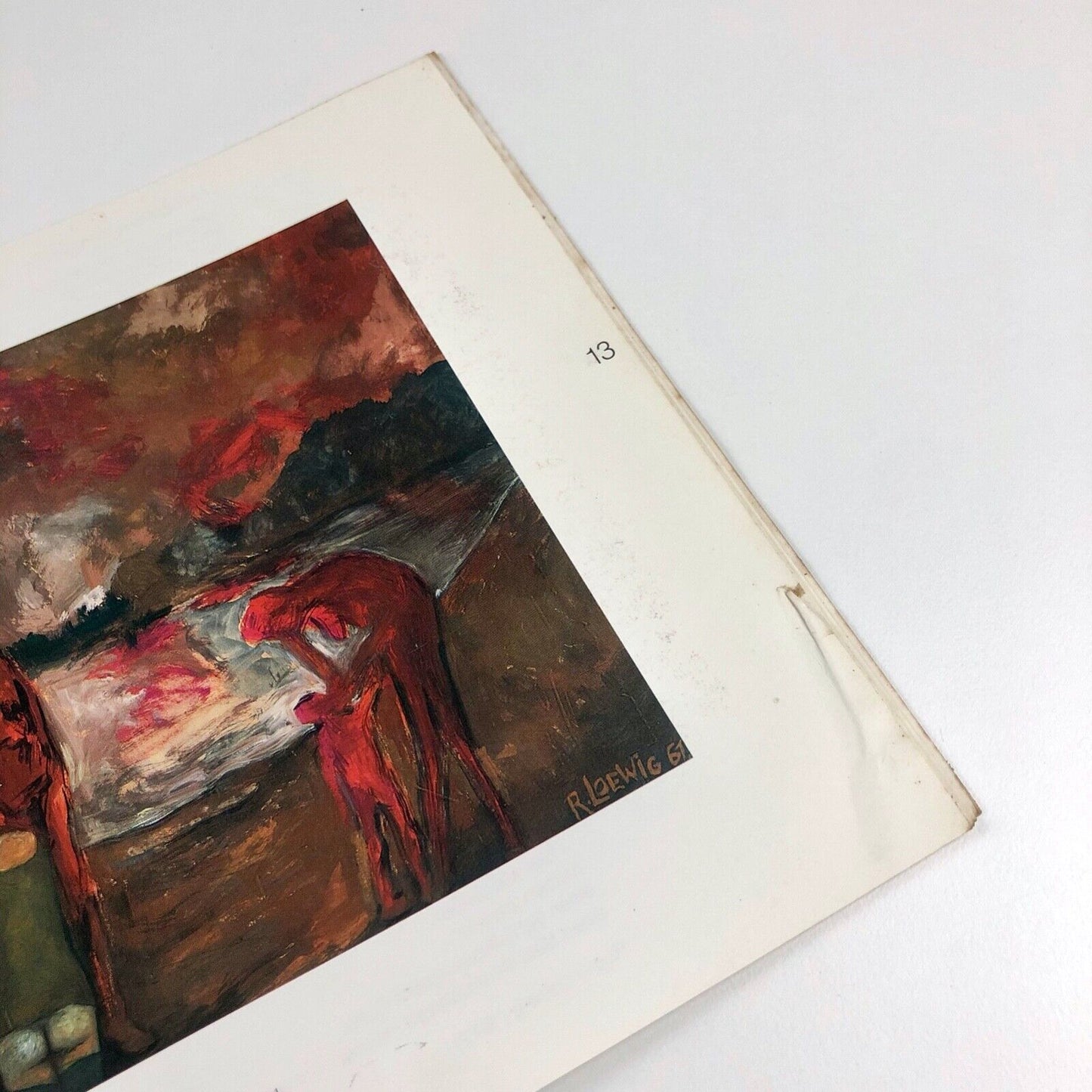 Roger Loweig paintings drawings etchings lithographs Trent Polytechnic 1985