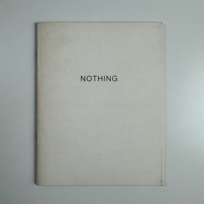 Nothing. A paradigm for 1984. An exhibition by Graham Stevens | Seven Dials Gallery 1984
