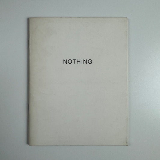 Nothing. A paradigm for 1984. An exhibition by Graham Stevens | Seven Dials Gallery 1984