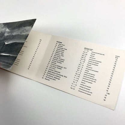 Peter Coker | Thackeray Gallery London | 1972 exhibition folded card