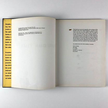 Books For Our Time, edited by Marshall Lee. With contributions from George Nelson, Herbert Bayer, Merle Armitage, John Begg, S.A. Jacobs, Ernst Reichl | Oxford University Press, 1951