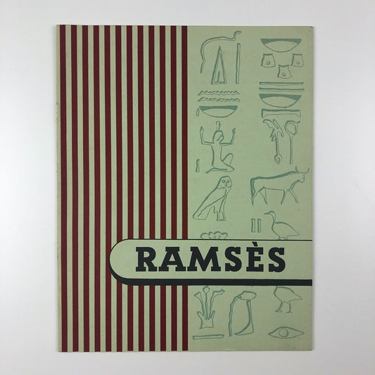 Type specimen booklet for the Fonderie Typographique Français ‘RAMSES’ typeface, undated
