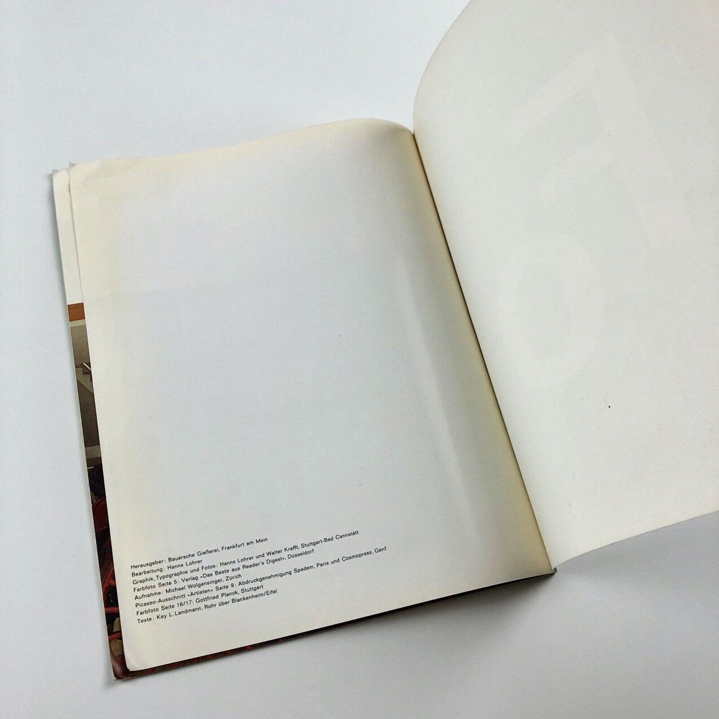 Folio – Bauersche Giesserei type specimen brochure undated | design by Hanns Lohrer
