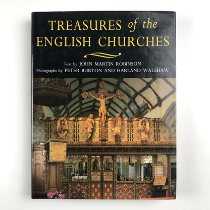 Treasures Of The English Churches text by John Martin Robinson 1995