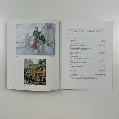 Steven Spurrier R.A. 1878-1961. Selected paintings | Paisnel Gallery catalogue, 1993