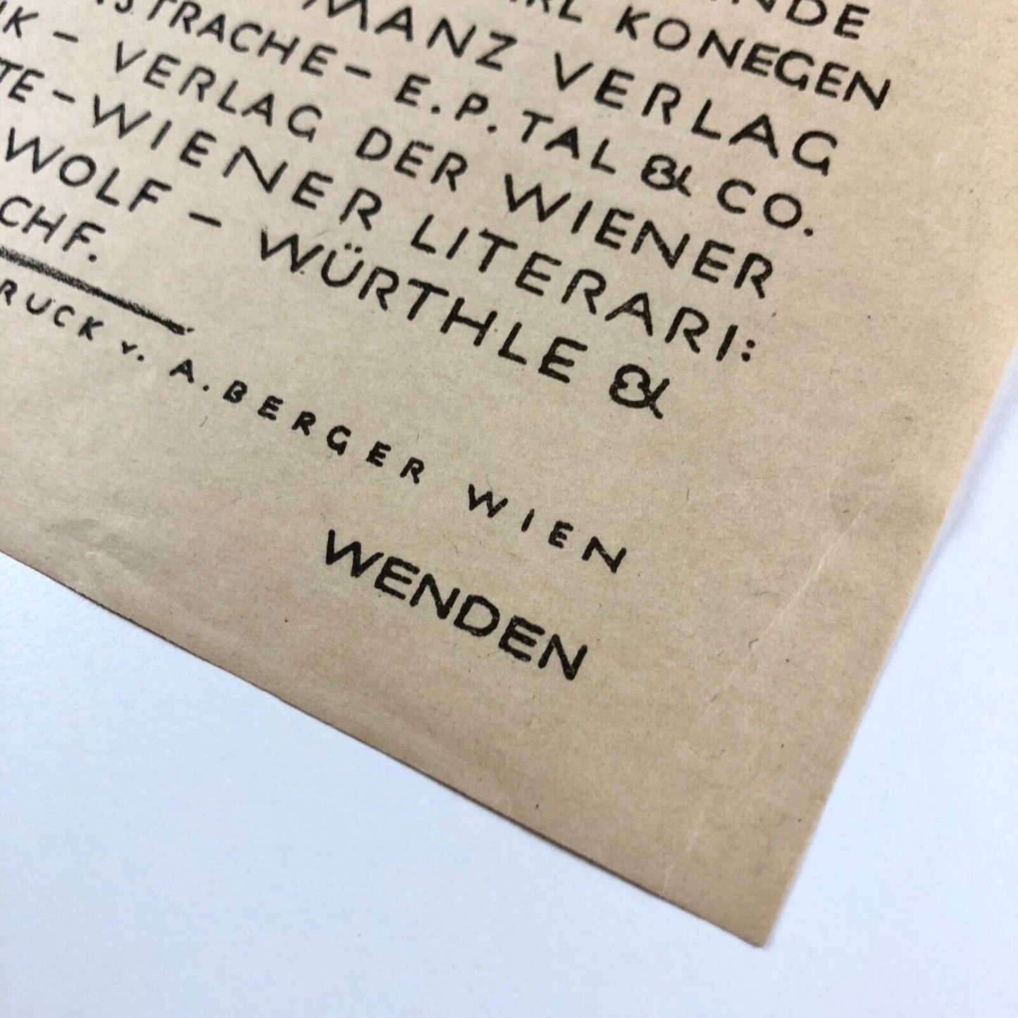 Die Gruppe Wiener Buch und Kunstverleger zur Herbstmesse Würthle | Julius Kimpel | Undated, presumed 1920/30s