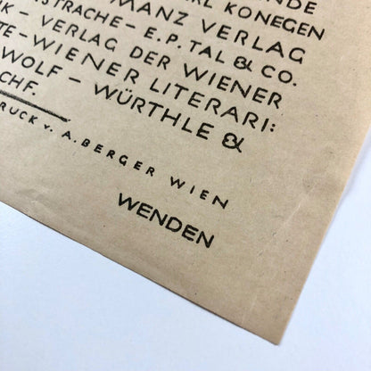 Die Gruppe Wiener Buch und Kunstverleger zur Herbstmesse Würthle | Julius Kimpel | Undated, presumed 1920/30s