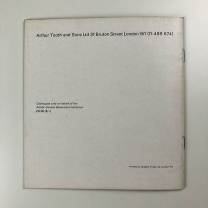 Critics Choice exhibition catalogue – Robert Melville | Arthur Tooth & Sons, 1971