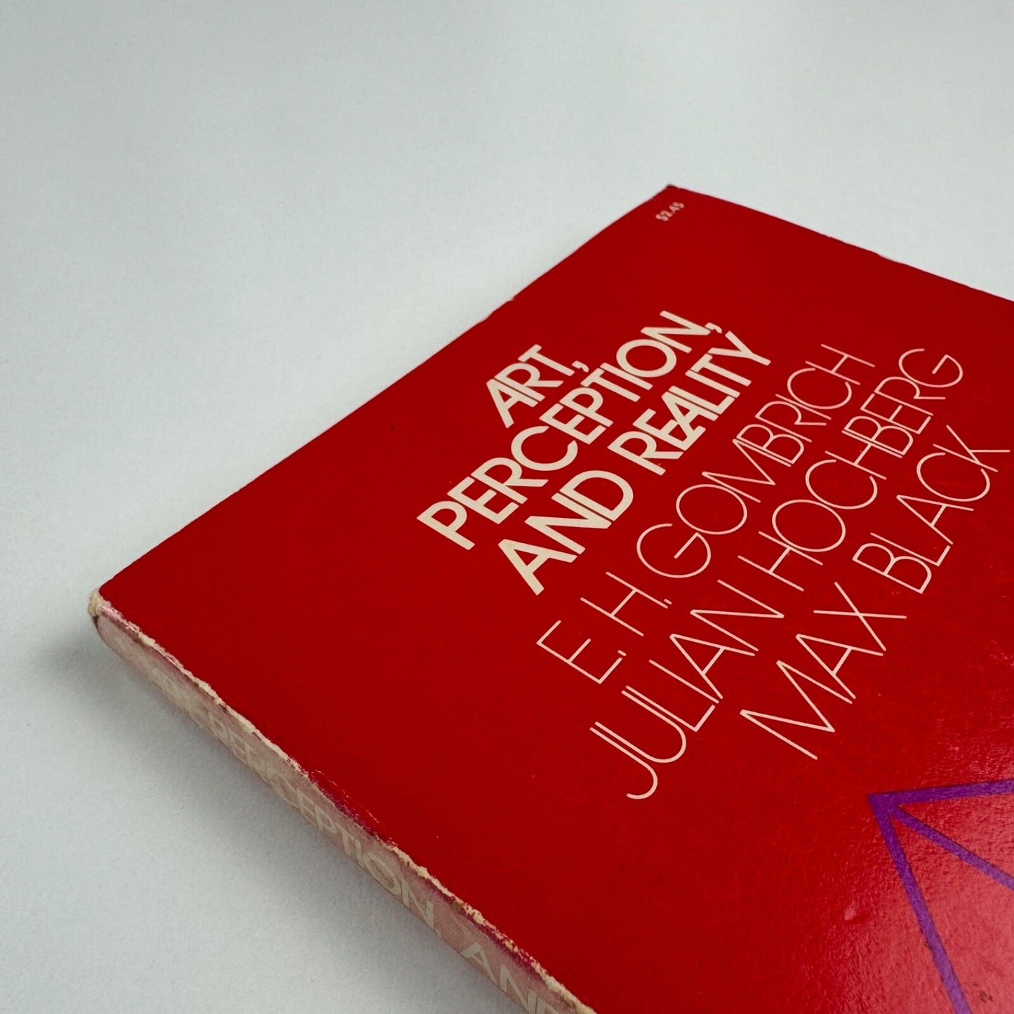 Art, perception and reality by E.H. Gombrich, Julian Hochberg, Max Black | The John Hopkins University Paperbacks, 1973