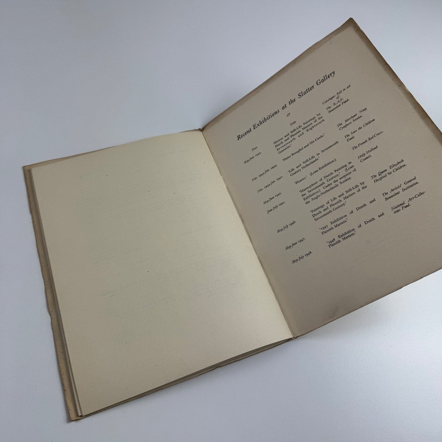 Masterpieces of Dutch and Flemish Paintings. Loan exhibition in memory of Ralph Warner | Eugene Slatter 1949