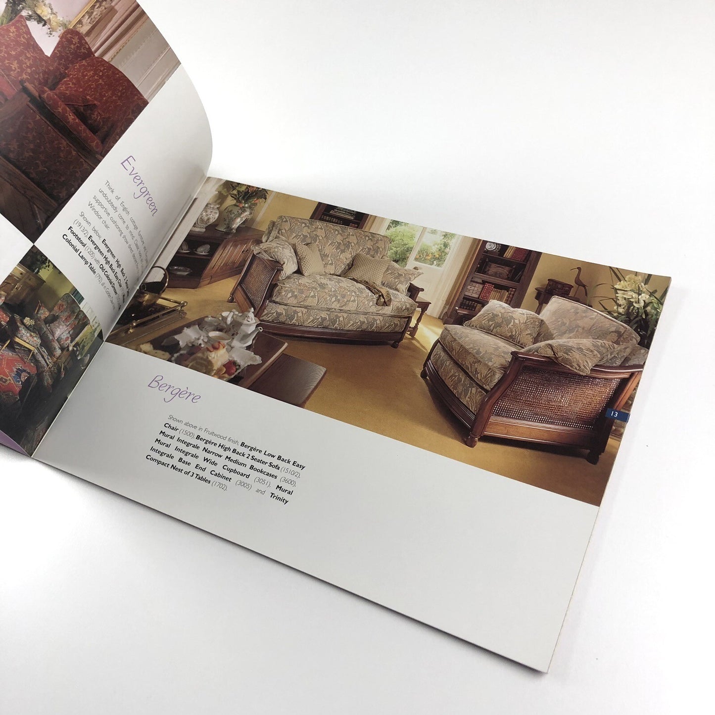 Ercol furniture brochure – 'Perfection in detail', dated 2001