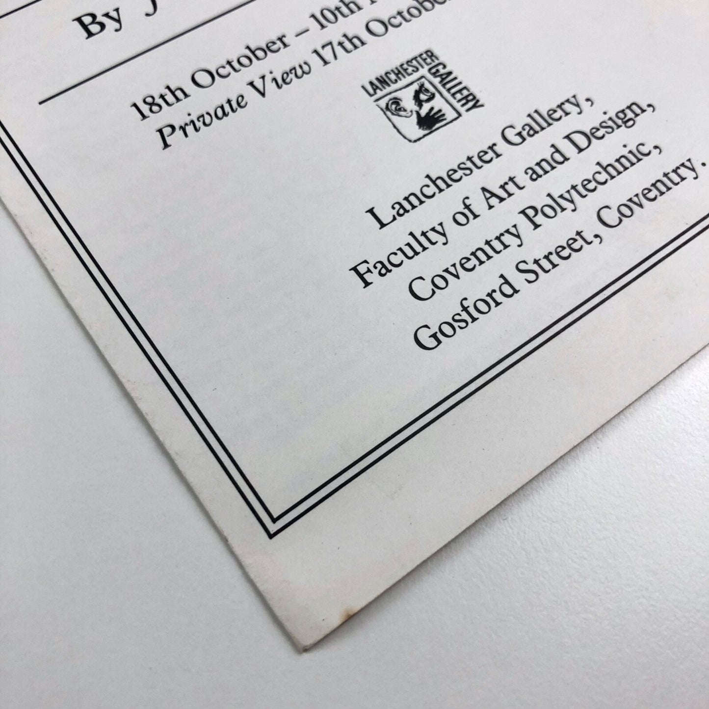 Unbelievable stories incorporating the travails of Blind Bifford Jelly | John Yeadon | Folded sheet, 1988