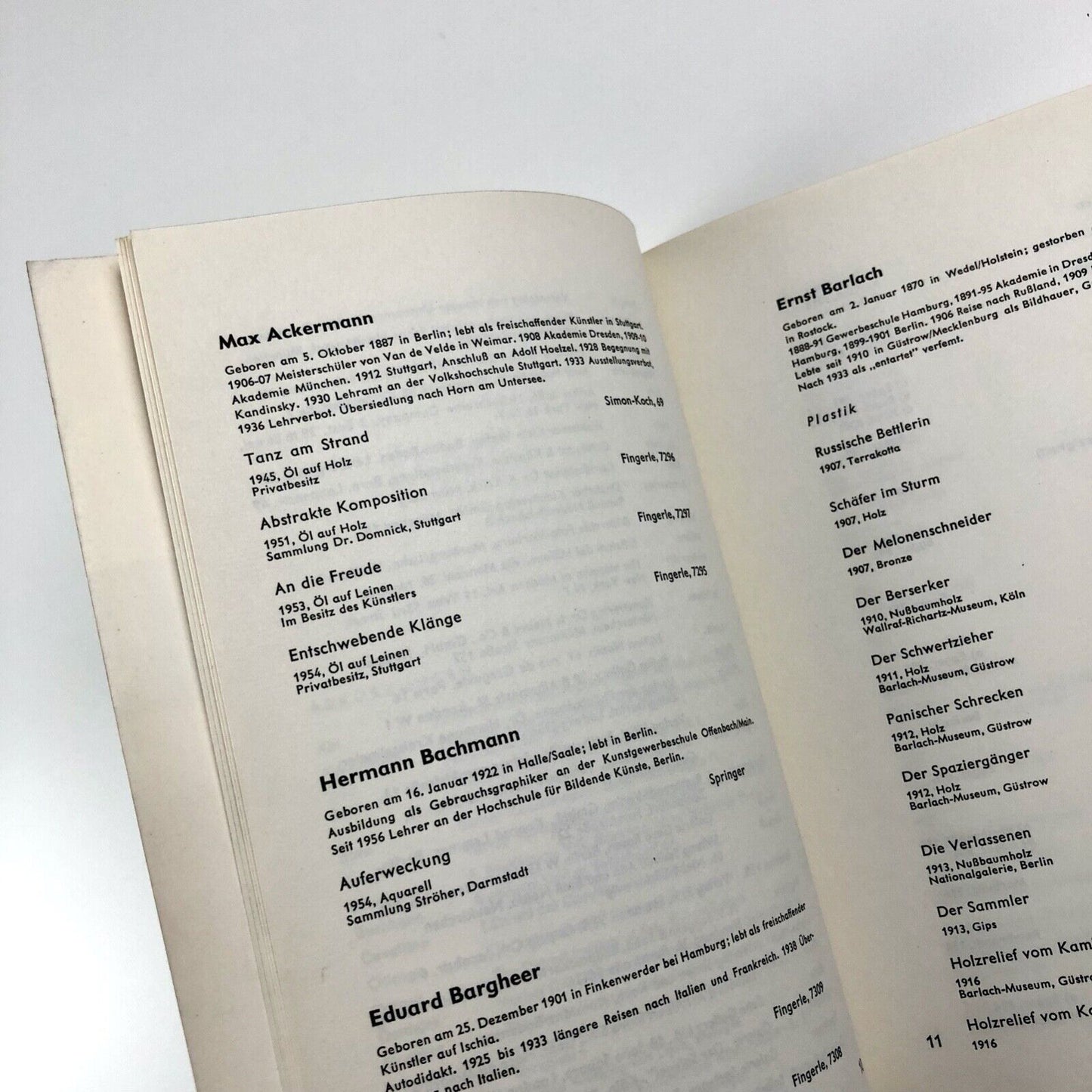 Postkarten zur Deutschen Kunst des XX Jahrhunderts | Ernst Thiele, 1958