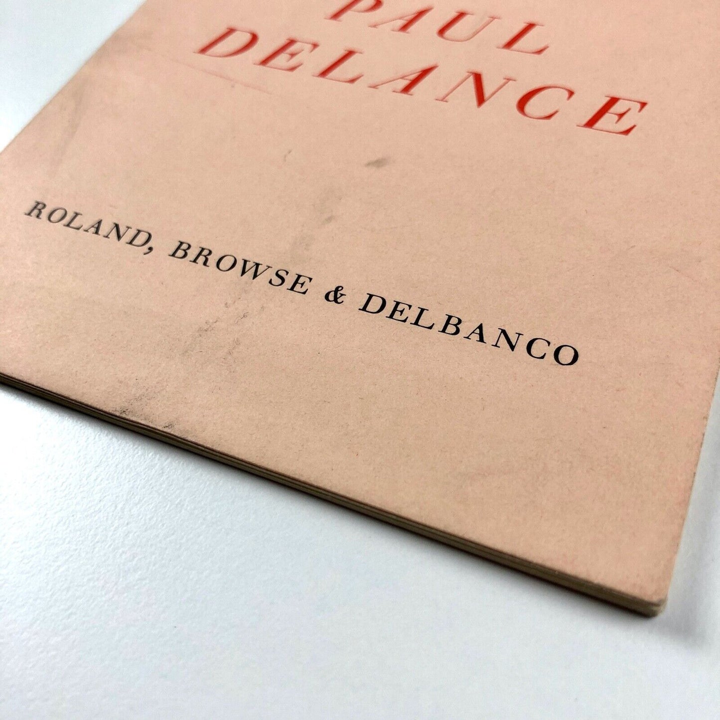 Walter Sickert - Paul Delance | Roland Browse Delbanco exhibition booklet, 1957