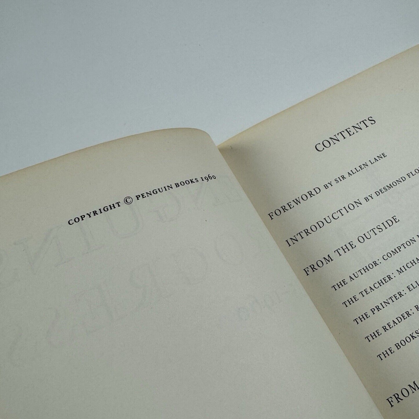 Twenty-five years. Penguins Progress 1935-60 | book design by Hans Schmoller | device on cover by Elizabeth Friedlander
