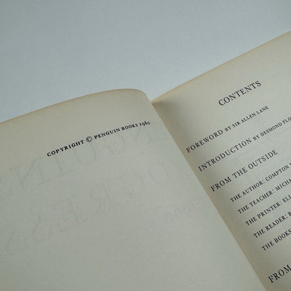 Twenty-five years. Penguins Progress 1935-60 | book design by Hans Schmoller | device on cover by Elizabeth Friedlander