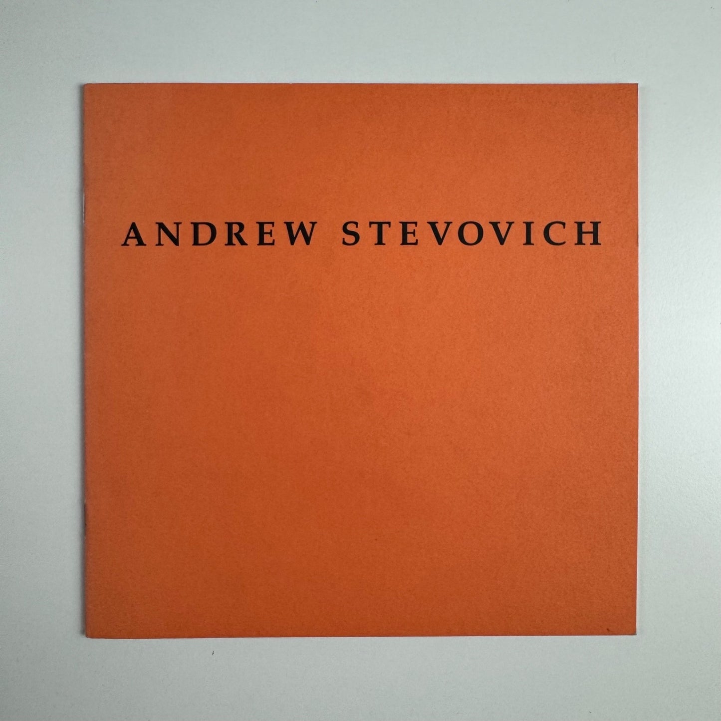 Andrew Stevovich. Recent Works | Adelson Galleries, New York, 1992