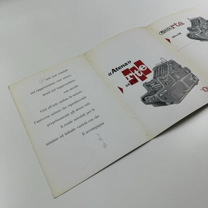 Type specimen folder – Società Nebiolo, Torino | Designed by Aldo Novarese