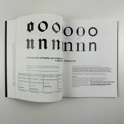 Blackletter: Type and National Identity edited by Peter Bain and Paul Shaw | The Herb Lubalin Study Center of Design and Typography | Princeton Architectural Press, 1998
