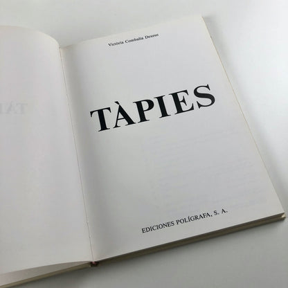 Tàpies by Victoria Combalia Dexeus | Ediciones Polígrafa, 1990 catalogue