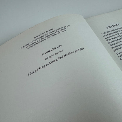 A chronology of printing by Colin Clair | Frederick A. Praeger, 1969
