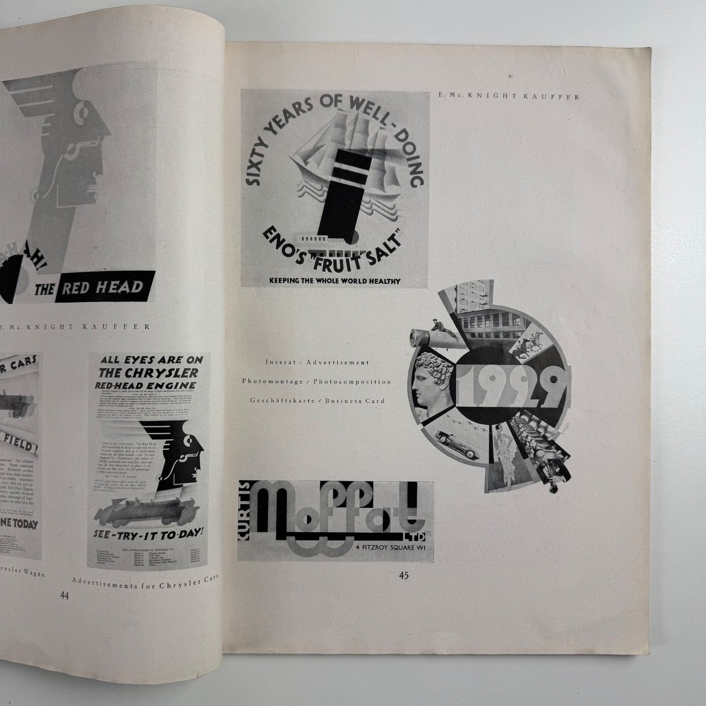 Gebrauchsgraphik International Advertising Art May 1929 Vol 6 no. 5 edited by Professor HK Frenzel