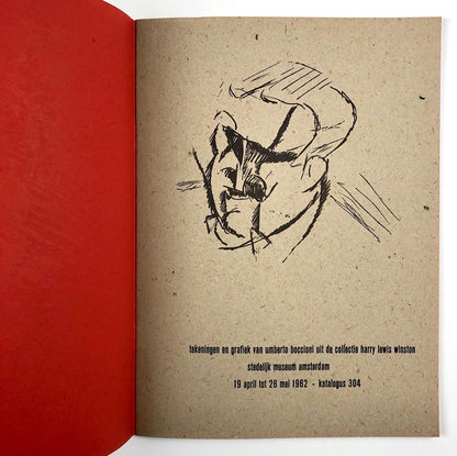 Umberto Boccioni | Stedelijk Museum exhibition catalogue, 1962 cat.no. 304