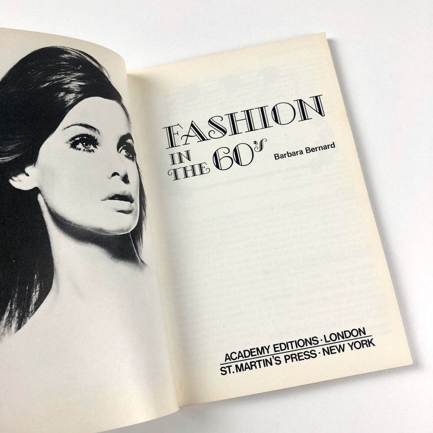Fashion in the '60s by Barbara Bernard | Academy Editions/St Martin's Press, 1978