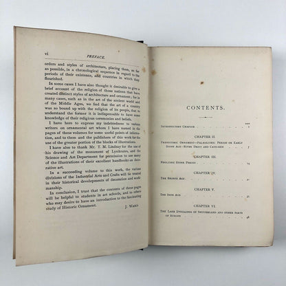 Historic Ornament: Treatise on Decorative Art. Prehistoric, ancient, mediaeval, renaissance, art and architecture by James Ward | Chapman & Hall 1897