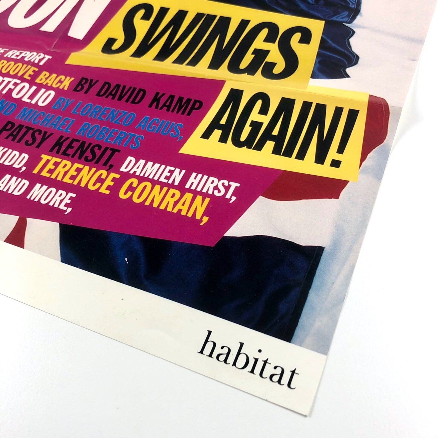 Vanity Fair / Habitat – London Swings Again | Fold-out poster | Artclub Quarterly, 1998 | Reproduction: Tim Noble &amp; Sue Webster, London Swings, 1997