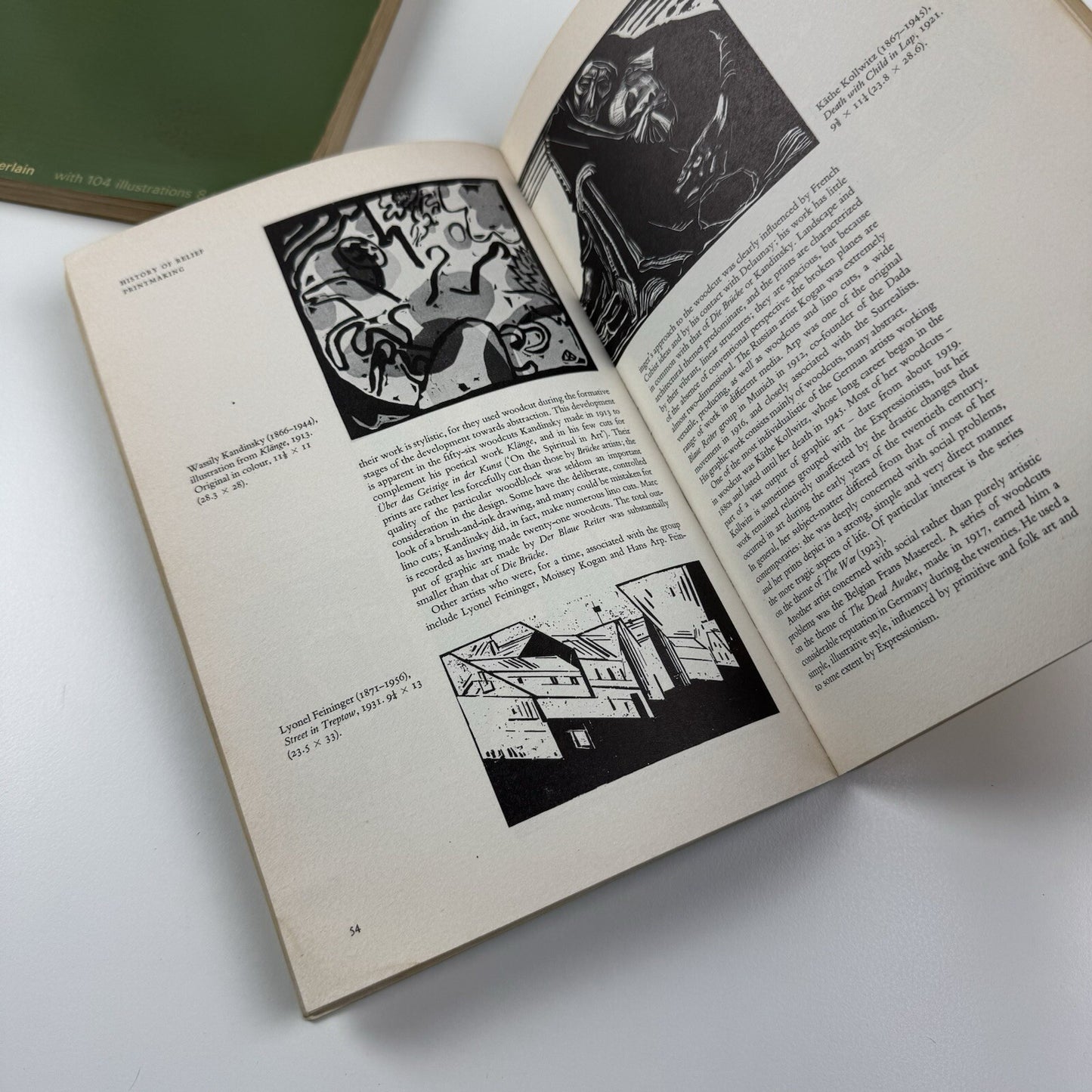 Etching and Engraving & Woodcut Printmaking by Walter Chamberlain | Two books, Thames & Hudson, 1978