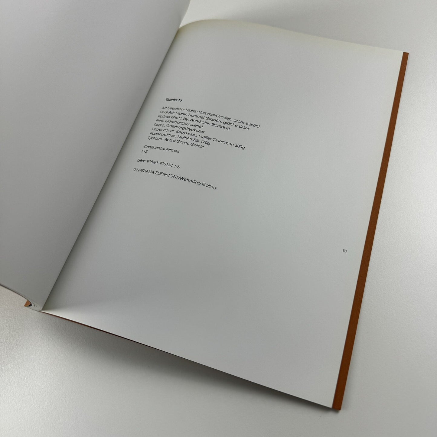 Nathalia Edenmont. Still Born | Wetterling Gallery, 2008 exhibition catalogue