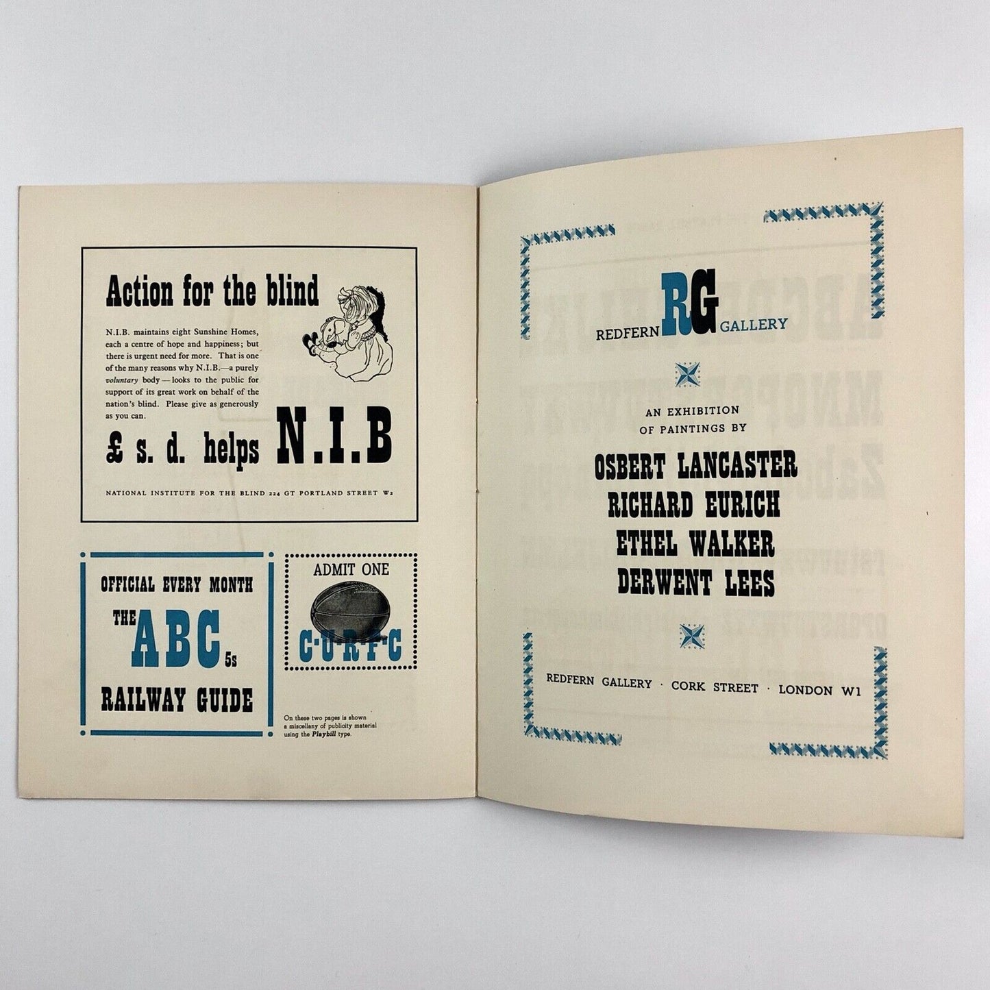 Playbill – a new-old type from Stephenson Blake | Type specimen leaflet