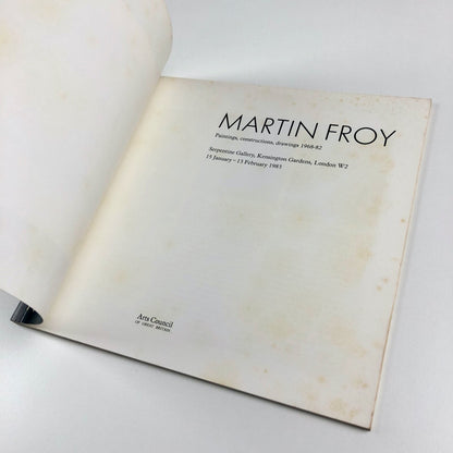 Martin Froy Paintings, Constructions, Drawings 1968-82 | Serpentine Gallery catalogue, 1983