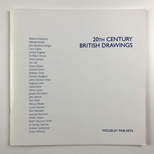 20th Century British Drawings | Wolseley Fine Arts exhibition catalogue, 2003