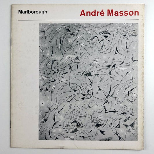 André Masson – Recent Work | Marlborough Fine Art catalogue, November 1962 | Gordon House