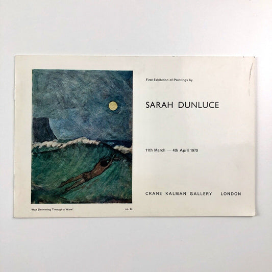 Sarah Dunluce First exhibition of paintings | Crane Kalman Gallery, 1970