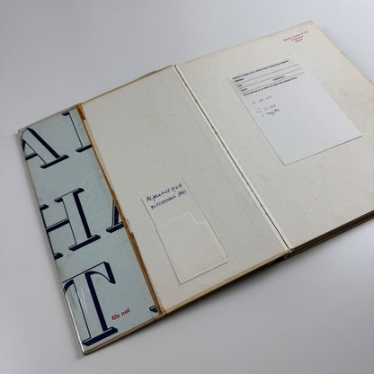 Alphabet 1964. International Annual of Letterforms ed R.S. Hutchings | James Moran, 1964