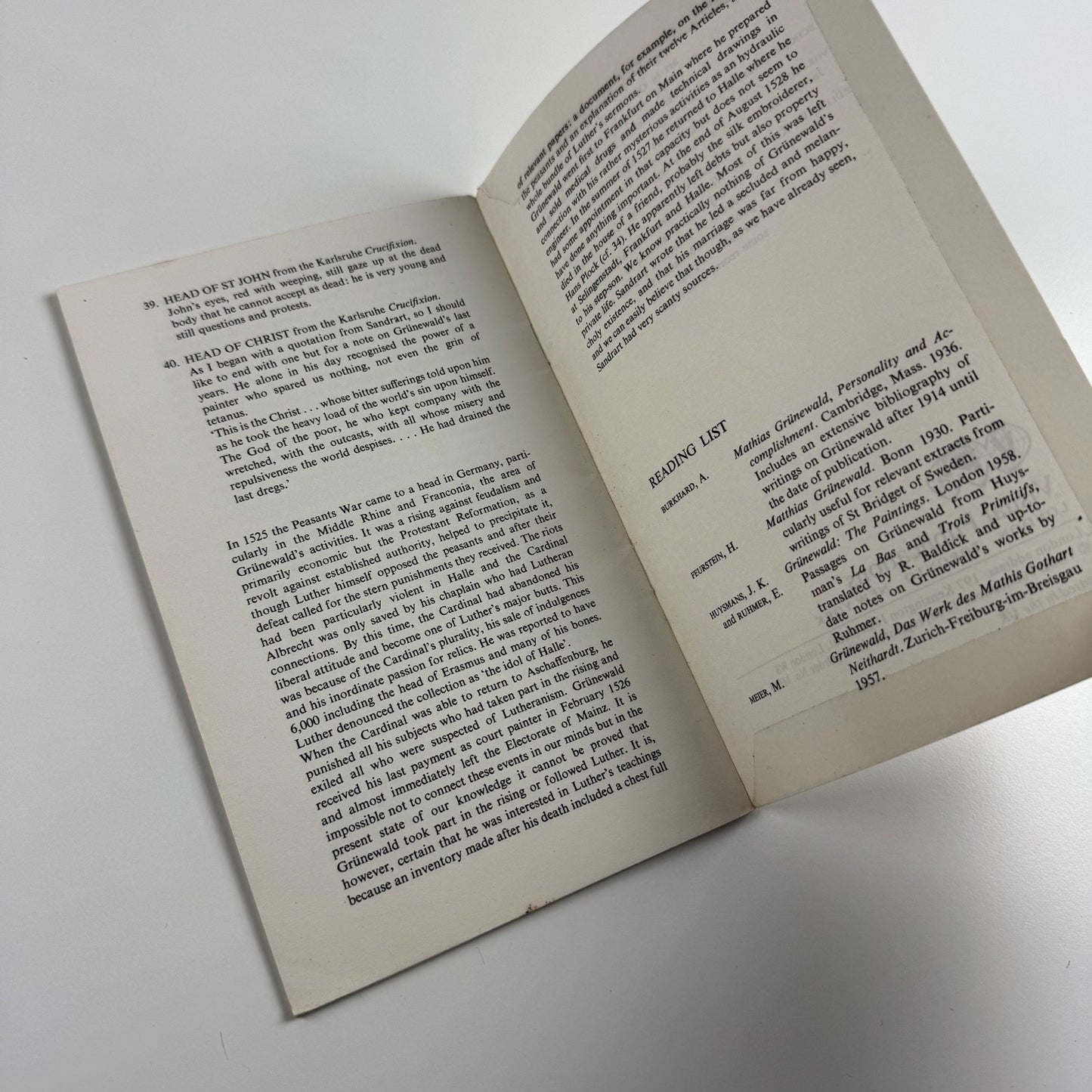 The History of Art Master Painters Grünewald by Anthony Bertram 1973