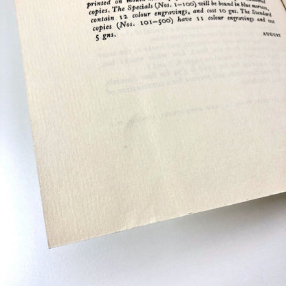 Cockerels in Review for 1960 | Golden Cockerel Press pamphlet