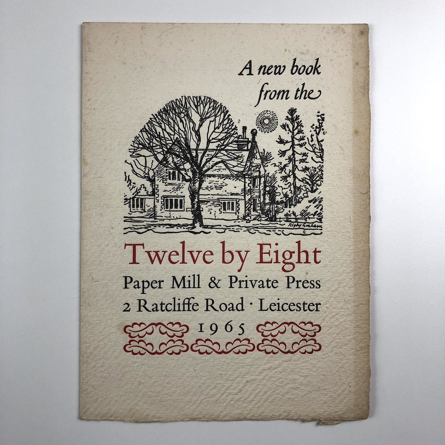 Prospectus – ‘The Paper Makers Craft’ | Will Carter | Twelve by Eight Press 1965