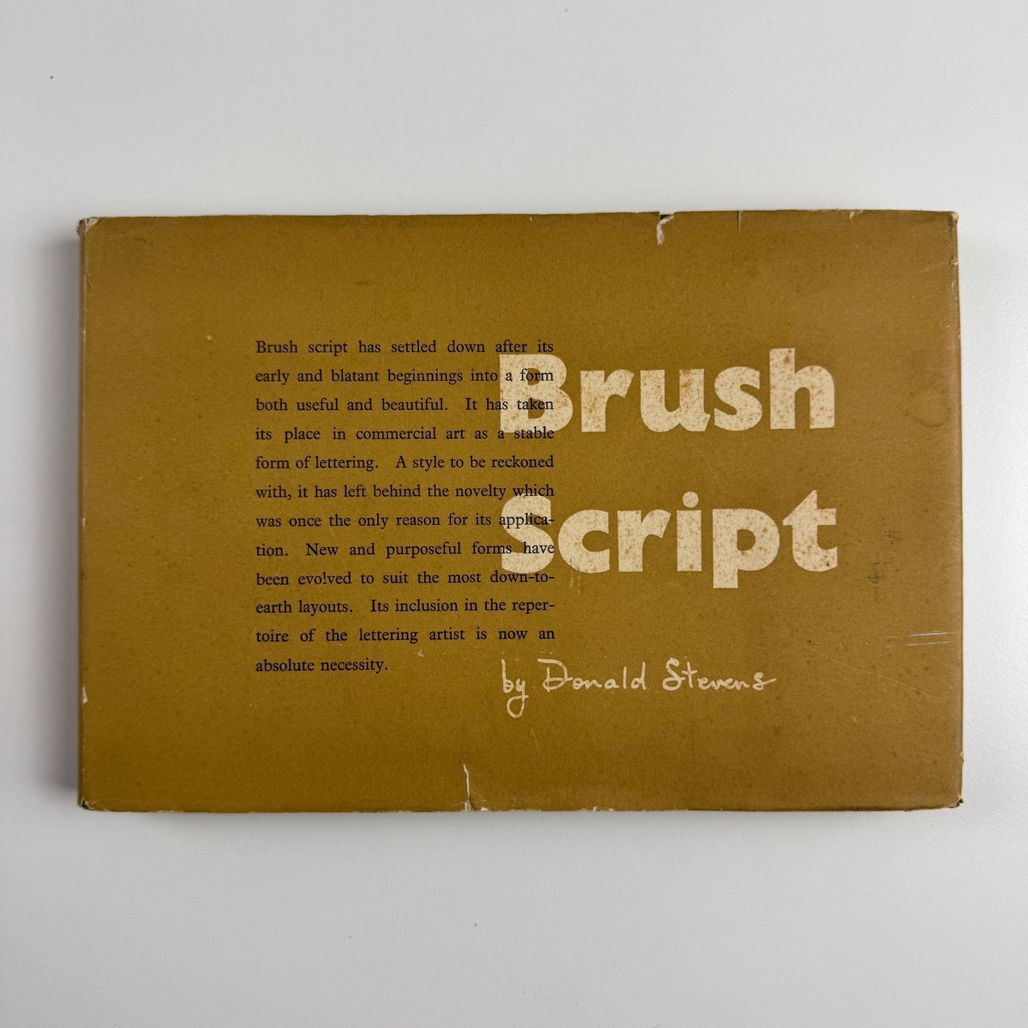 Brush Script by Donald Stevens | Batsford, 1953