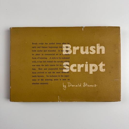 Brush Script by Donald Stevens | Batsford, 1953