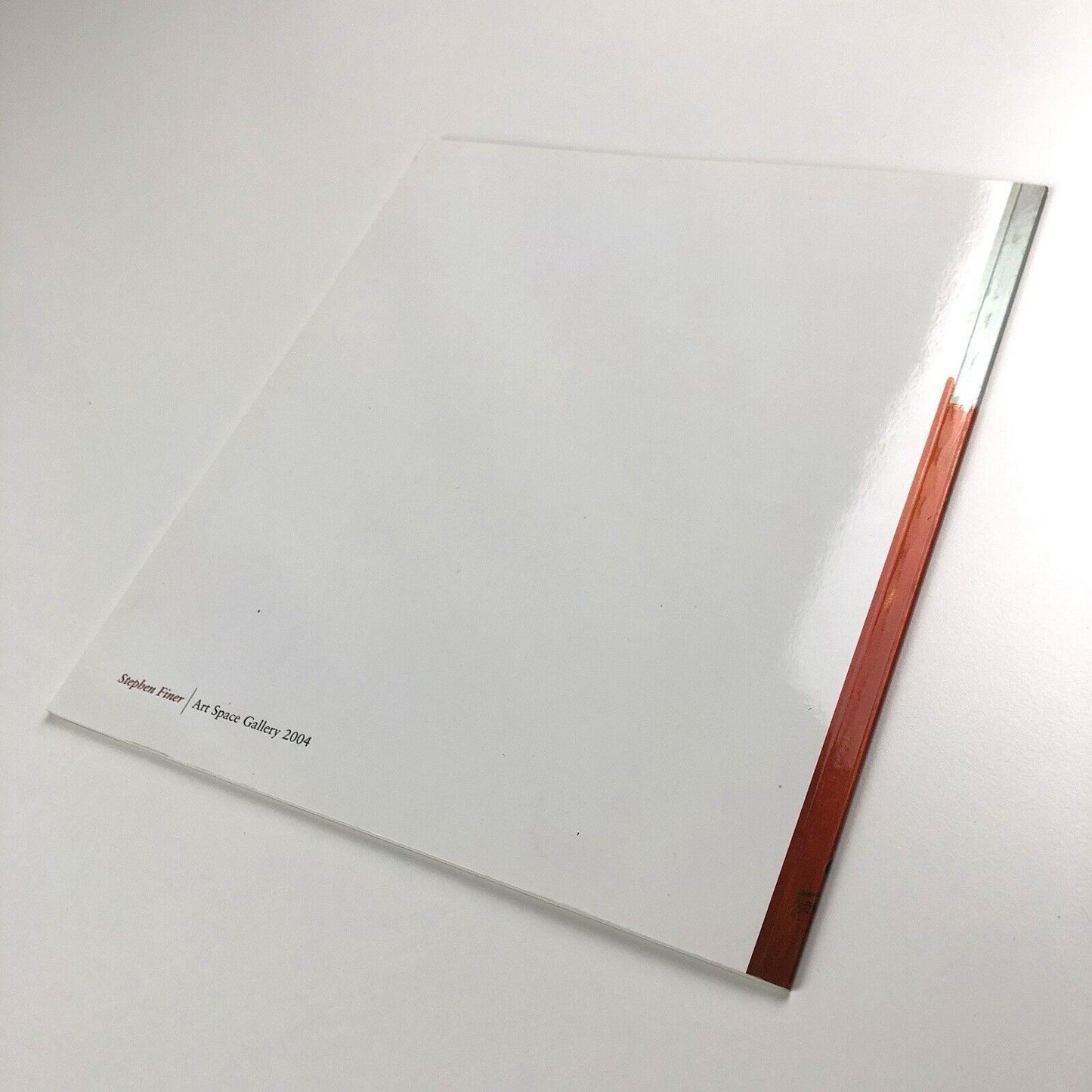 Stephen Finer – Paintings Art Space Gallery | 2004 catalogue and private view invite