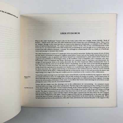 Turner's Liber Studiorum | Gillian Forrester | University of Nottingham, 1986