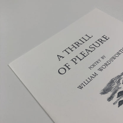 Prospectus – A Thrill of Pleasure | William Wordsworth | Rosemary Roberts | Celtic Cross