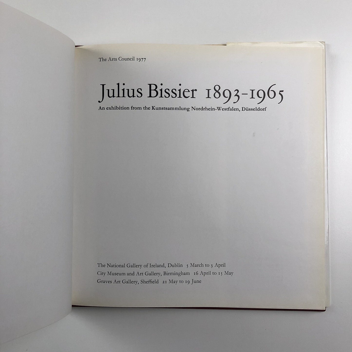 Julius Bissier 1893-1965 | Arts Council touring exhibition 1977