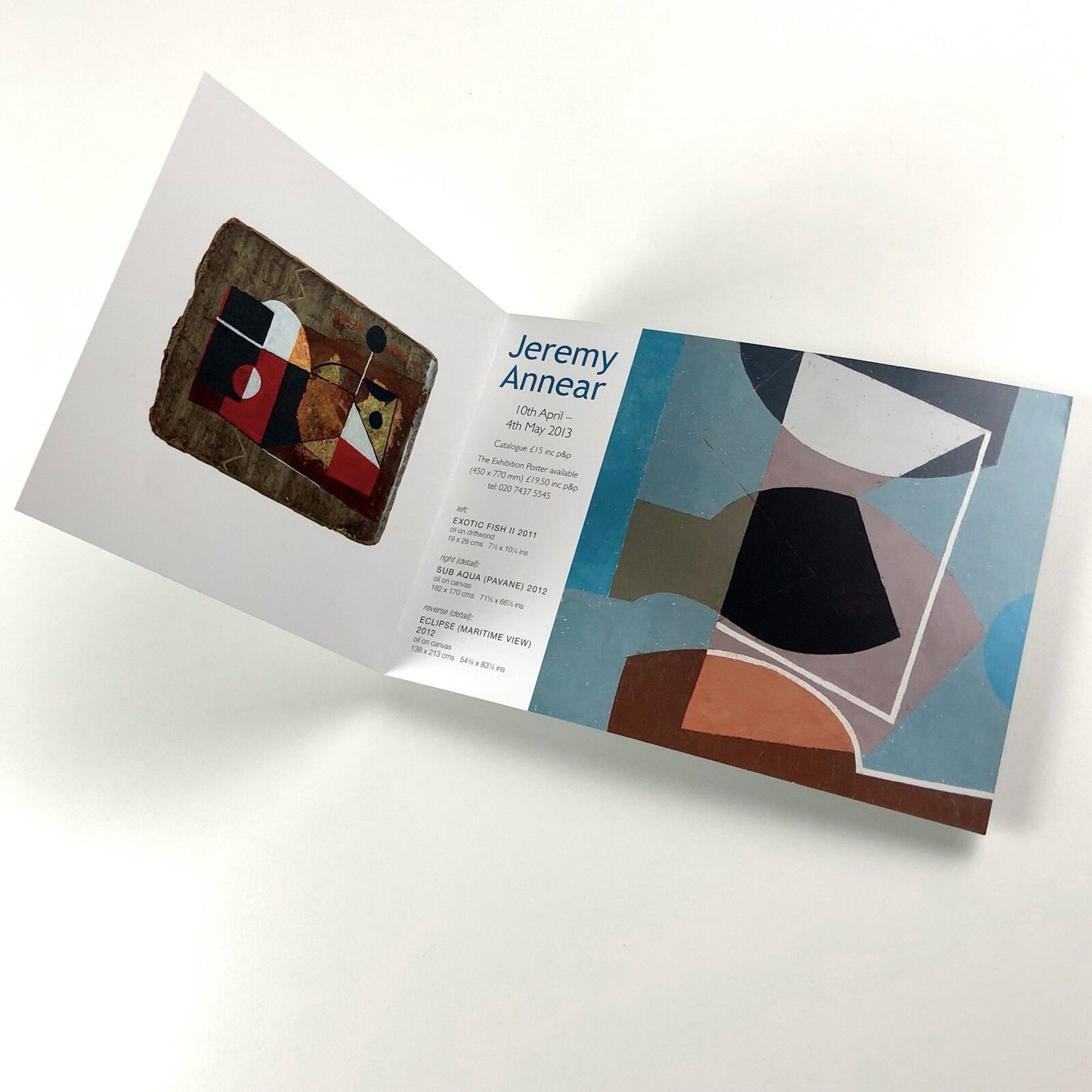 Jeremy Annear exhibition | Messum's private view invitation card, 2013