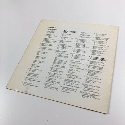 Anthony Hill. A retrospective exhibition – Hayward Gallery folded leaflet, 1983